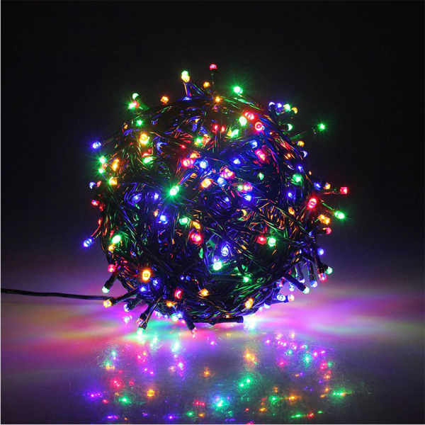 Instalatie pom, liniara, 100 LED, 9m, multicolor	