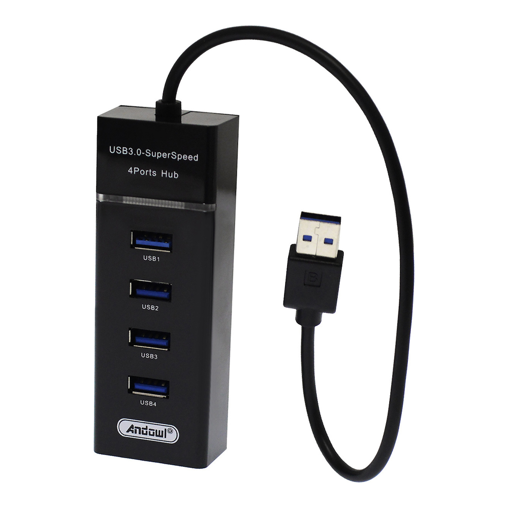 Hub 4 port USB 3.0, LED, Q303