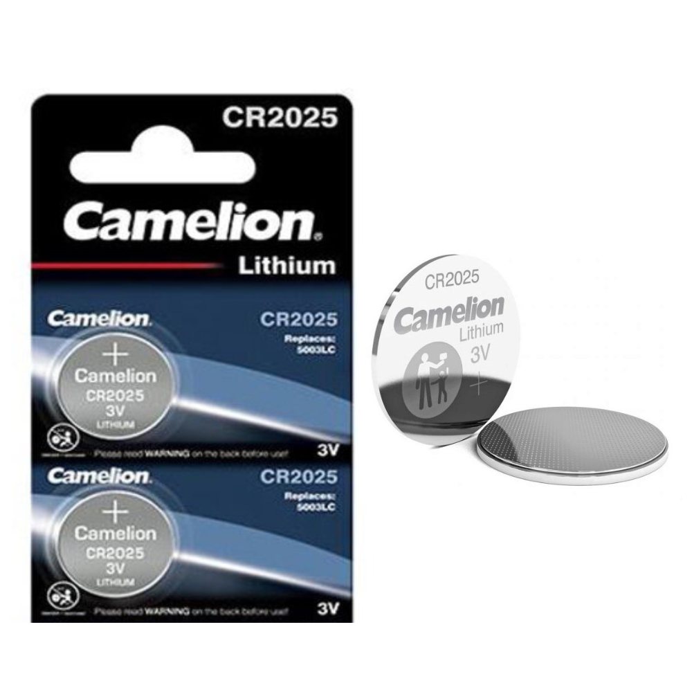 Set 2 baterii tip CR2025, litiu, 150mAh, 3V