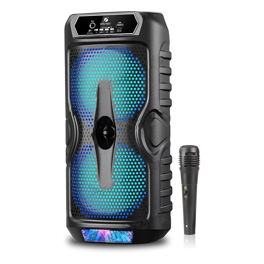 Boxa portabila KTS 1623, BT, USB, AUX, microfon,FM, 45W PMPO