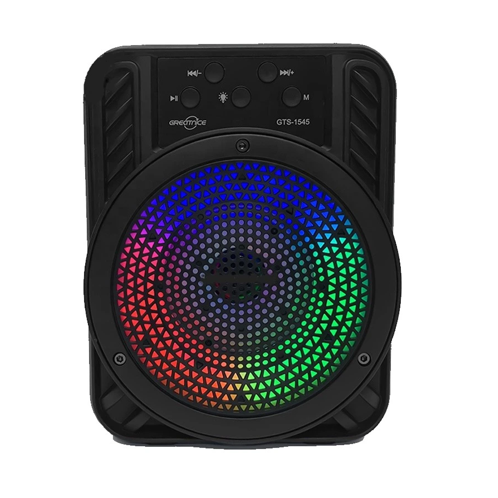 Boxa portabila GTS 1545, LED, BT, TF, MicroUSB, USB, 15W PMPO