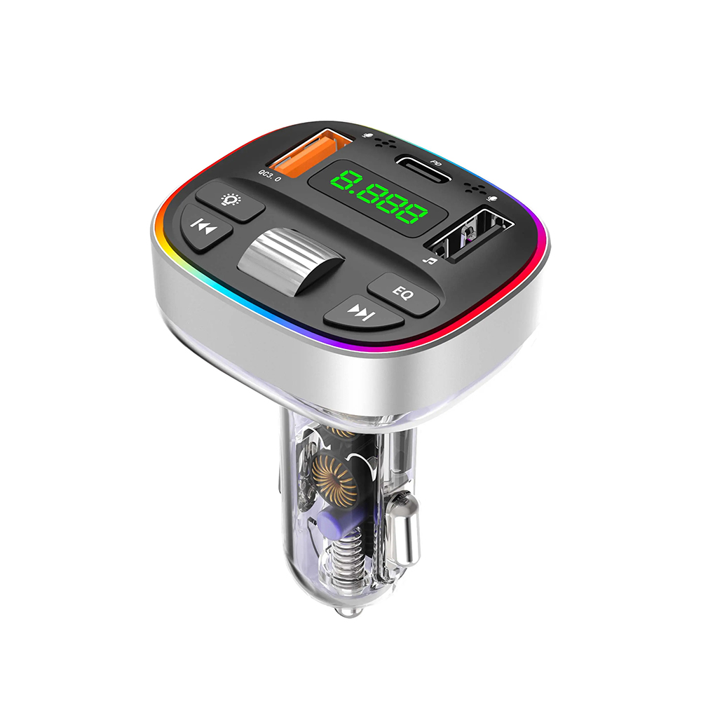 Modulator auto, LED RGB, BT, FM, Handsfree, USB, QC806