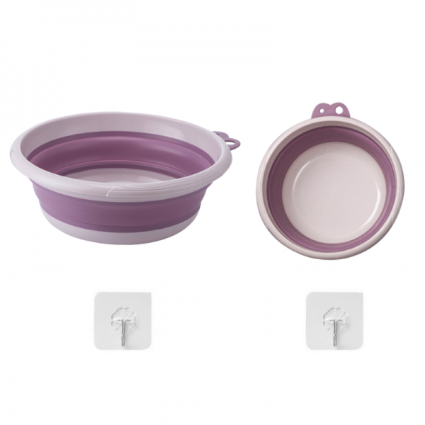 Set 2 ligheane pliabile si compacte, 35/39 cm, roz