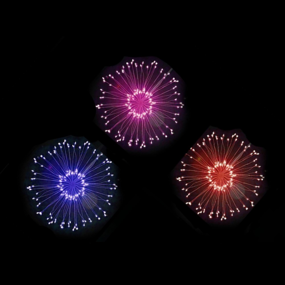 Lampa decorativa tip artificii, 100 LED, 3 modele