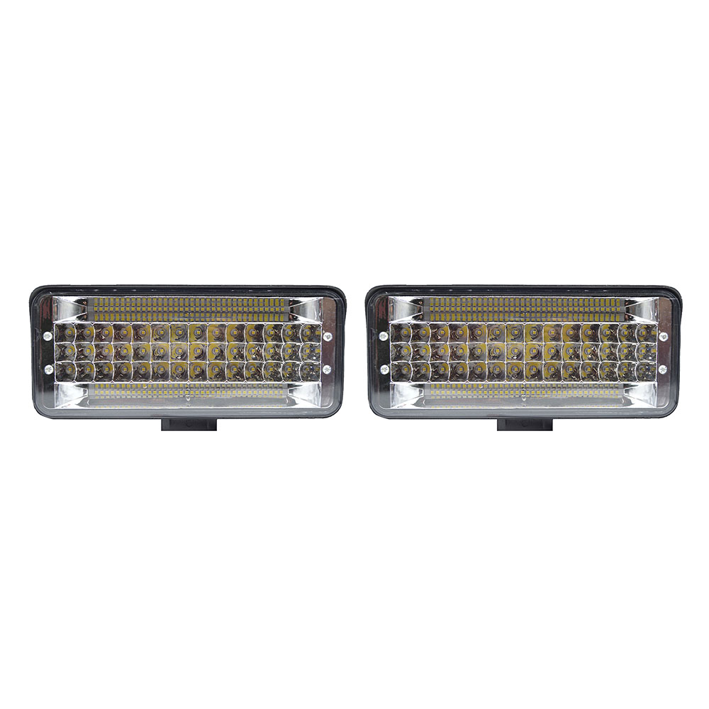 Set 2 proiectoare LED cu 2 faze, 199W/proiector, 12/80V, 114LED