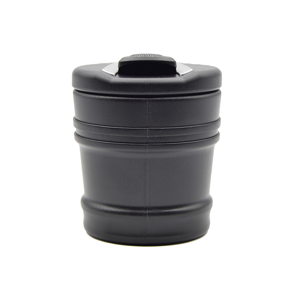 Scrumiera auto cu capac, LED albastru, universal