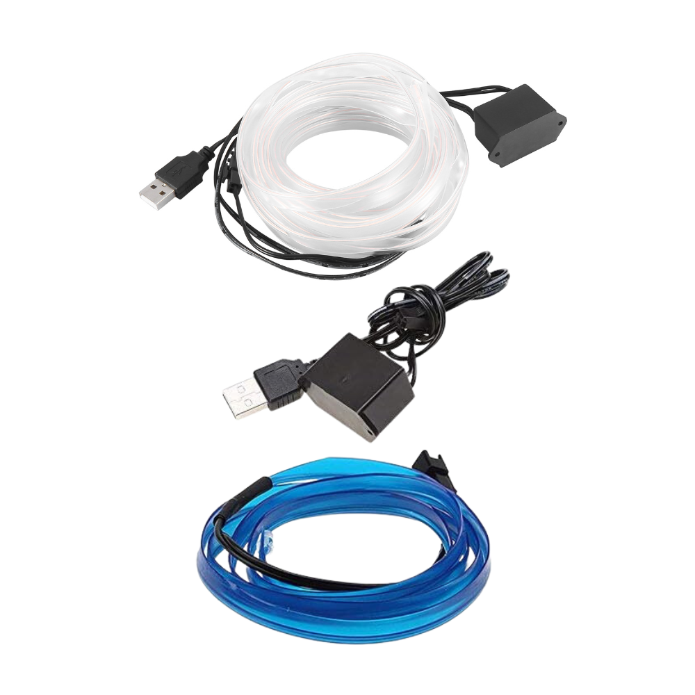 Banda LED auto 3 metri QC629, USB, 2 modele
