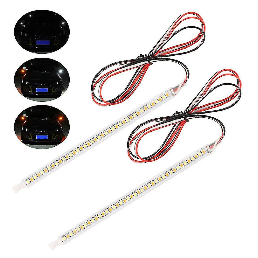 Set 2 x Banda LED 14cm. semnalizare dinamica pentru oglinda, 5W