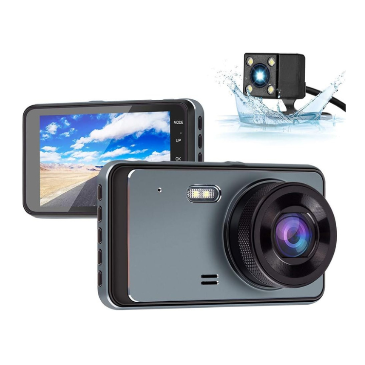 Camera auto bord dubla fata/spate, Full HD 1296P, WIFI