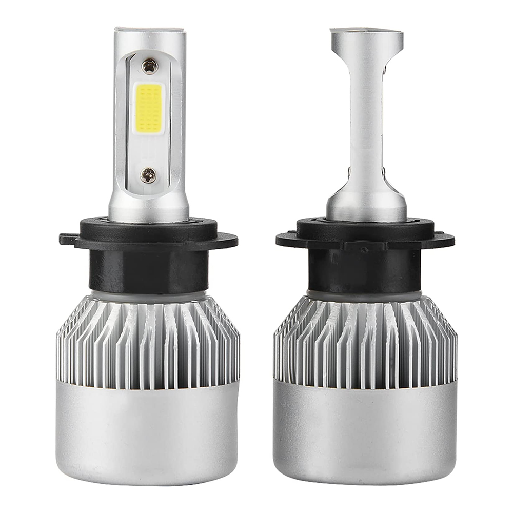 Set 2 Becuri auto LED COB, H4, 12V, 100W/set