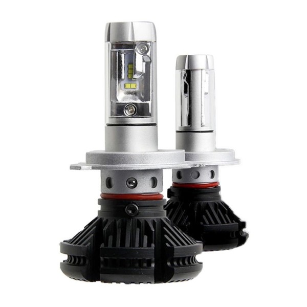 Set 2 x Becuri auto LED FOYU, H4, 120W/Set