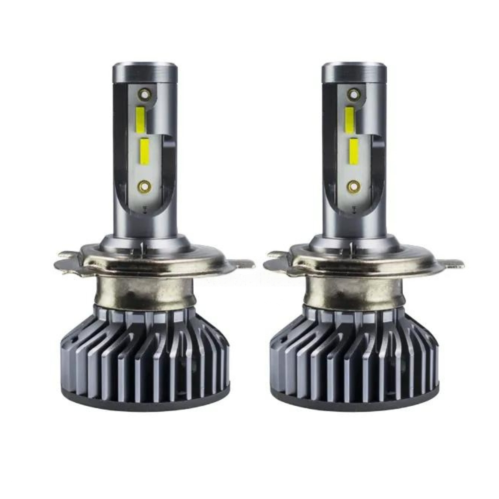 Set 2 Becuri auto LED H4, 1860 Y2, 50W, 12/24V, 6000K, doua faze