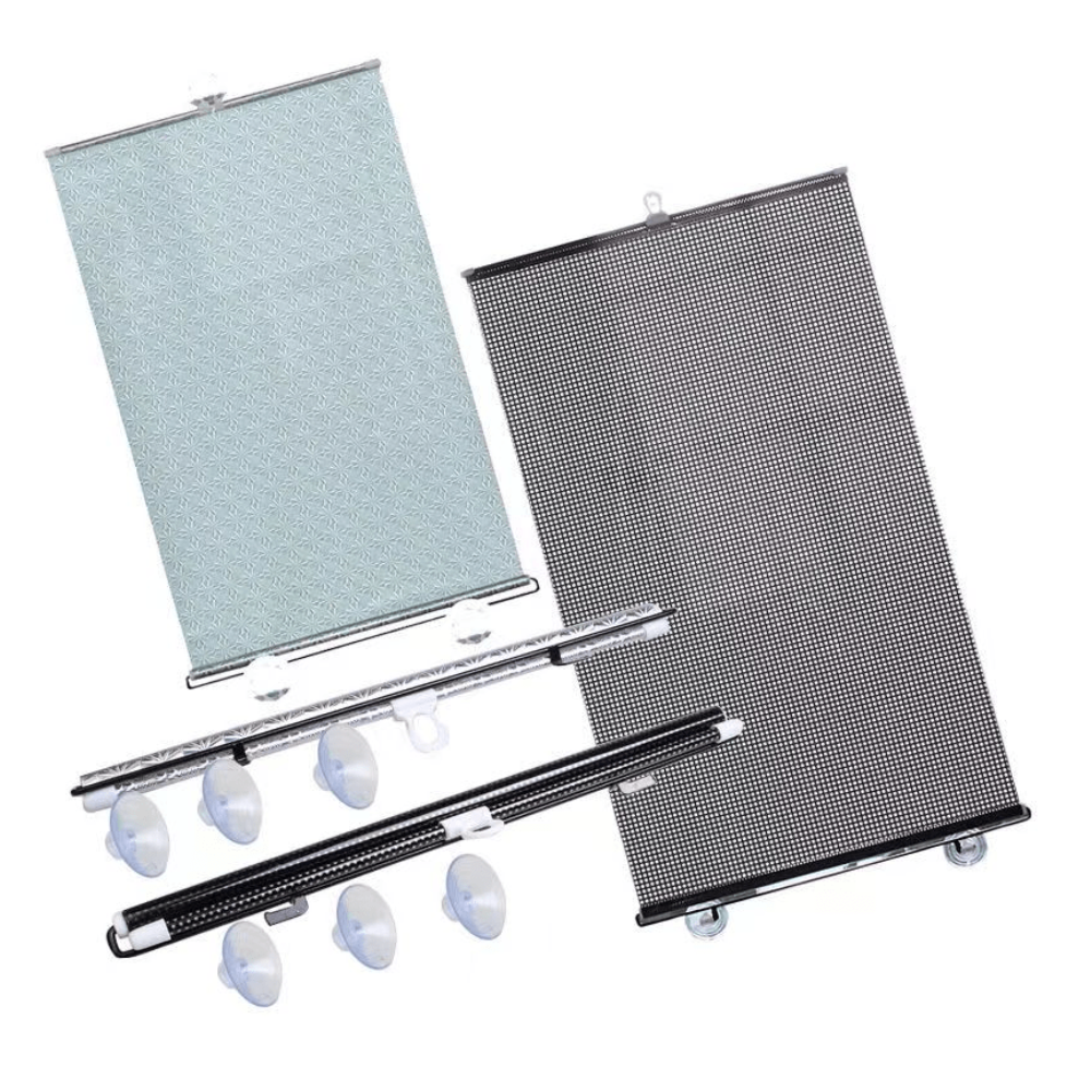 Parasolar cu 3 ventuze, uz casnic/auto, 58 x 125cm, doua modele