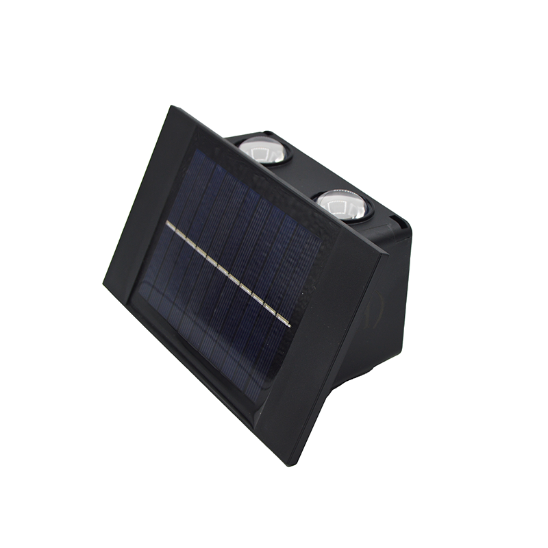 Lampa solara perete 4LED, IP65, lumina alba calda