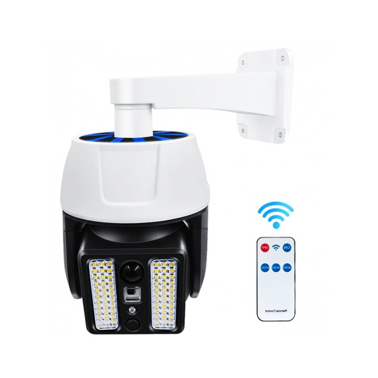 Lampa solara tip camera HW51182, 66 SMD LED, senzor, telecomanda