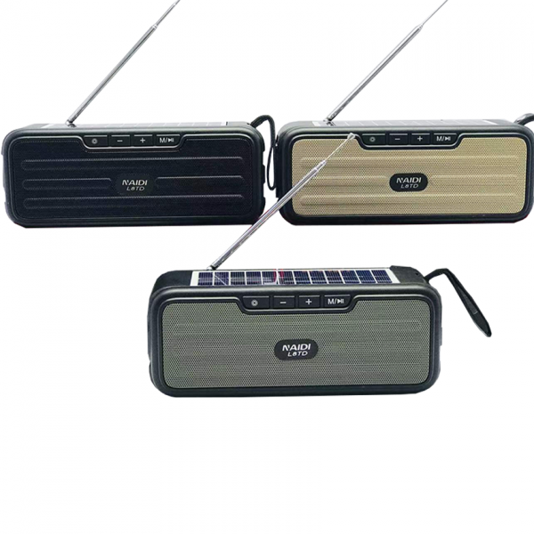 Boxa portabila L8TD cu panou solar si lanterna, 30W P.M.P.O