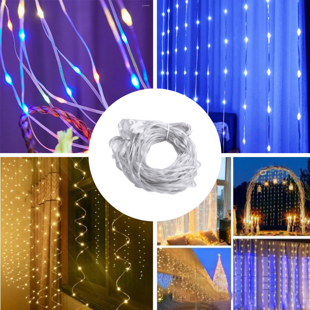 Instalatie 240LED tip perdea, 5x1m, IP44, exterior